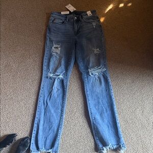 Distressed Blue Jeans judy blue new size 5